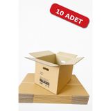 SinPack 10 Adet Çift Oluklu El Geçmeli Karton Koli 60x40x40 – Taşıma, Kargo, Depolama,Taşınma,Çeyiz
