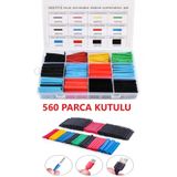 sin@rasta 560 Adet Isıyla Daralan Makaron Seti Kablo Koruyucu Kablo Yalıtım Tamir
