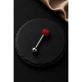 Sinsemilla Jewelry Kırmızı Sambala Toplu 316L Çelik Dil Piercing