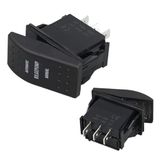 Sintine Pompa Sembollü Işıksız Yaylı 3 Pinli On-Off 12-24V Marin Switch