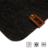 SINTIO KEÇE MOUSEPAD KAYDIRMAZ TABAN İLAVELİ, Oyuncu Gamer Mouse Pad, Büyük Boy Large Ofis Tipi Mouse Ped, Fare Altlığı, Düz Masa Koruyucu Klavye Altı Mousepad (Antrasit, 40x90)