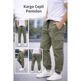 Sinwear Erkek Kargo Cepli Pantolon - 2XL - Yeşil