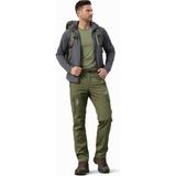 SINWEAR Erkek Kışlık Içi Polar Su Itici Rüzgar Geçirmez Outdoor Softshell Pantolon - Haki - 2XL