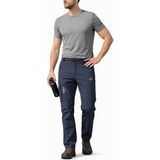 SINWEAR Erkek Kışlık Içi Polar Su Itici Rüzgar Geçirmez Outdoor Softshell Pantolon - Lacivert - 2XL