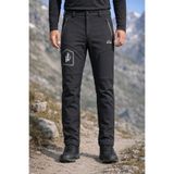 Sınwear SINWEAR Erkek Siyah Kışlık İçi Polarlı Su İtici Rüzgar Geçirmez Outdoor Softshell Pantolon