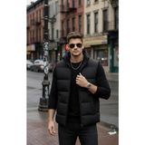 SINWEAR Sınwear Su ve Rüzgar Geçirmez Içi Kürklü Softshell Erkek Mont - Siyah