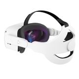 SINWEVR Quest 2 VR Kulaklık ile Uyumlu Ayarlanabilir Kafa Kayışı, VR'de Gelişmiş Destek ve Konfor için Elit Kayış Değiştirme, Dayanıklı ve Hafif (Lvory Beyaz)