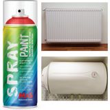 Sio Colors Isıya Dayanıklı Radyatör Kalorifer Petek Sprey Boya 400 ml - BEYAZ RAL-9016