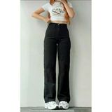 sion jeans Julia Kadın Siyah Yüksek Bel Salaş Paça Denim Kot Pantolon Lvk-001040a (MİLANO) 2025