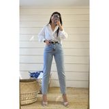 sion jeans Julia Milano Clara Mary T Estonya Mavi Kar Yıkama Mom Boyfriend Jean Kadın (NEW)