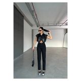sion jeans Milano Julia Zaha Dores Stager Jaxen Terra Siyah Solmaz Mom Jean Kadın Boyfriend Yüksek Bel Power