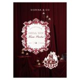 Siorina Co & Event Kına Gecesi Davetiyesi / İsim Kartı Seti 10'lu Set Kişiye Özel