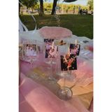 Siorina Events - 5 Adet Mini Mandallı Bride Partisi Süsleri, Bachelorette Bardak Kartı Masa Dekor Bekarlığa Veda