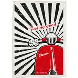 Sıp Scootershop Vespa Desenli Mutfak Havlusu - Feeling Good / Sıp - 50 x 70 cm