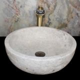 Sipahi Marble Gümüş Traverten Geniş Çanak