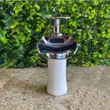 Sipahi Marble Krom Beyaz Kısa Şelale Modern Batarya