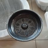 Sipahi Marble Siyah Kaplama Osmanlı Hamam Tası - Pirinç