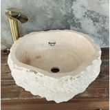 Sipahi Marble Traverten Şekilsiz Çanak Lavabo