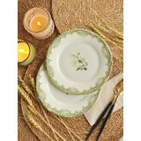 Sipahi Sumbul 6 Li Porselen Pasta Tabagi 19 Cm