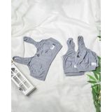 sipariskusu 2 Adet Anne Yarım Atlet Penye Sütyen - 110 - Gri