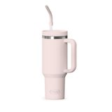 Sipnjoy 1200 ml Pembe Tumbler Pipetli Termos