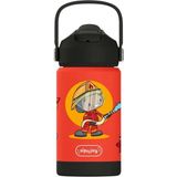 SipnJoy Flipsip Firefighter Buddy Kırmızı Çelik Çocuk Termos Suluk 360 ml - Standart