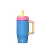 Sipnjoy HandleHug 550 ml Lacivert Tumbler Pipetli Çocuk Termos