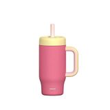 Sipnjoy HandleHug 550 ml Pembe Tumbler Pipetli Çocuk Termos