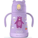 SipnJoy Sippypals Mor Çelik Çocuk Termos Suluk 360 ml - Standart
