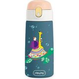 SipnJoy - SipSquad Çocuk Su Termosu | 480 ml - Turtle Voyage