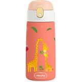 SipnJoy Sipsquad Çocuk Termosu 480 ml Paslanmaz Çelik Renkli Eğlenceli Tasarım - Turuncu