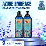 Sır 2 Adet Aromatique Konsantre Çamaşır Yumuşatıcısı Azure Embrace 3x Parfüm Etkisi (750 ml x 2 Adet)