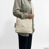 Sir Cliffson Deri Crossbody Çanta - 001-Beyaz