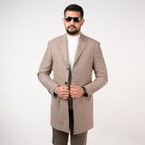 SİR KAŞE REGULAR FİT ERKEK KABAN AÇIK KAHVE 56