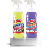Sır Pro Güç 1000 ml Kir Kireç Sökücü ve Yağ Kir Leke Sökücü Sarı Renkli Temizlik Ürünü - 1 lt