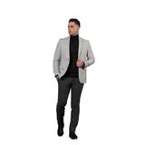 SİR YÜNLÜ MONO YAKA KAŞMİR ÇİFT YIRTMAÇ 6 DROP KIŞLIK ERKEK TEK CEKET SR67502 TAŞ 50-6 Drop