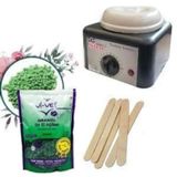 Sira Sir Ağda Isıtıcı Makine + Vi-Vet Granül Boncuk Ağda 250 G + Spatula x 5