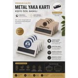SIRADIŞI REKLAM 5 ADET YAKA İSİMLİK KİŞİYE FİRMAYA ÖZEL BASKILI İĞNELİ