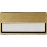 Sıradışı Reklam Yaka Kartı Isimlik Özel Logo Baskılı 5 Adet - GOLD - MIKNATISLI