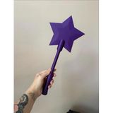 Sıradışı Sihirli Kredi Kartı Değneği – Temassız Ödeme İçin Peri Sopası Tasarımlı Kart Tutucu - Magic credit card wand sıradışı insanlara sıra dışı hediye tüm ilgiyi üzerine çeken ürün (mor)