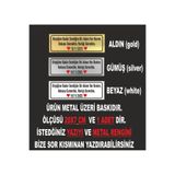 sıradışıhediyem iSTEĞE GÖRE YAZI YAZMA METAL ÜZERİ tesbih kutusu isimliği kişiye özel yazılı metal
