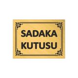 sıradışıhediyem sadaka kutusu Metal levha 20x15 cm