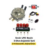 Sıralı Lpg Beyin - Lpg Enjektör - Isı Sensörü - Lpg Filtre Set - Hediyeli