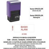 Sırdaş 910 Isim Ünvan Kaşesi - Mor Makina