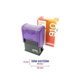 Sırdaş 910 Isim Ünvan Kaşesi Mor Makine
