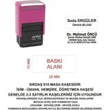 Sırdaş 910 Isim Ünvan Kaşesi - Pembe Makina