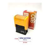 Sırdaş 910 Isim Ünvan Kaşesi Sarı Makine