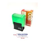 Sırdaş 910 Isim Ünvan Kaşesi Yeşil Makine