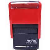 Sırdaş 910 Kişiye Özel İsim Ve Ünvan Kaşesi 1 Adet Kırmızı Renk 26x10 mm Ölçüler