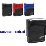 Sırdaş 911 Hazır Kaşe ( Kontrol Edildi ) Mavi Mürekkep